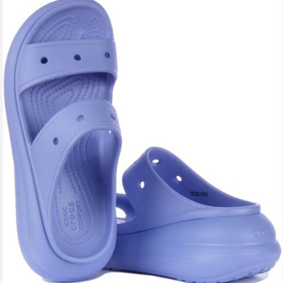 CROCS CRUSH SANDAL IN MOON JELLY - Picture 3 of 4
